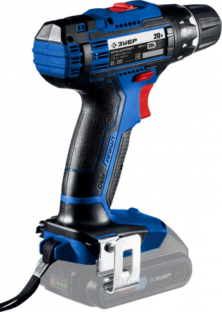 Дрель-шуруповерт Зубр 20В, без АКБ, в коробке, Профессионал. DL-201