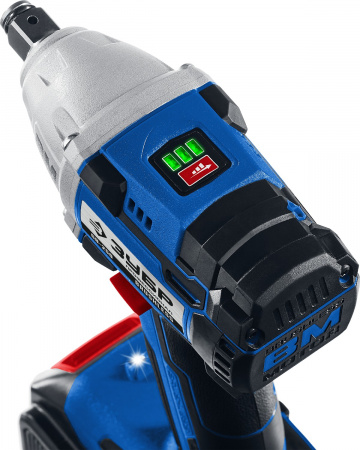 Гайковерт Зубр 20В бесщеточный, 2 АКБ (4Ач), в кейсе, Профессионал. GB-250-42