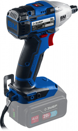 Гайковерт Зубр 20В бесщеточный , без АКБ, в коробке, Профессионал. GB-250