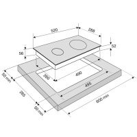 Варочная поверхность индукционная Krona Forte 30 BL