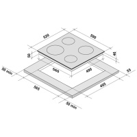 Варочная панель Krona Laurel 60 BL