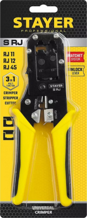 Кримпер универсальный Stayer Professional S-RJ 22652