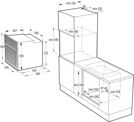 Духовой шкаф Gorenje BOS6737E03WG