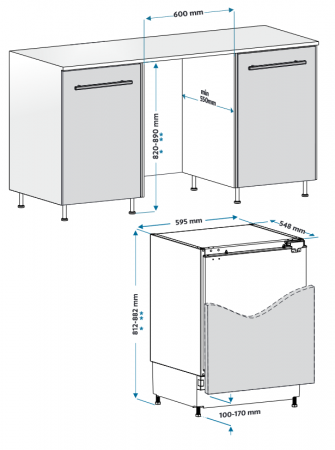 Холодильник встраиваемый Jacky's JL BW170