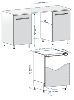 JL-BW170 Холодильник встраиваемый Jacky's JL BW170