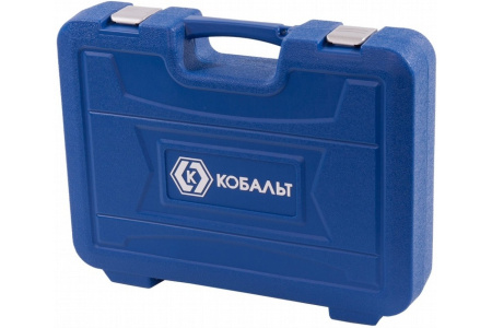 Набор инструментов Кобальт 69пр 1/2",1/4" 4-32мм 6-гран. пластик кейс