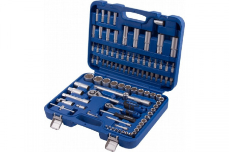 Набор инструментов Кобальт 94пр 1/2",1/4" 4-32мм 6-гран. пластик кейс