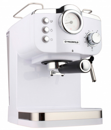 Кофемашина рожкового типа Maunfeld MF-735WH PRO