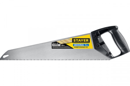 Ножовка универсальная (пила) Stayer "Universal", 450мм,7TPI, закаленный зуб 15050-45_z03