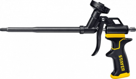 Профессиональный пистолет для монтажной пены, с полным тефлоновым покрытием Stayer BLACK PRO 06862_z02