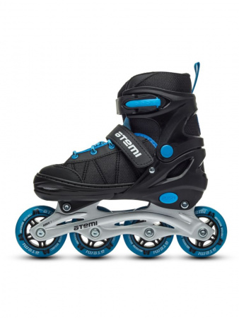 Коньки роликовые Atemi AIS01BS раздв.полум. р.30-33 черн/син 4-27186