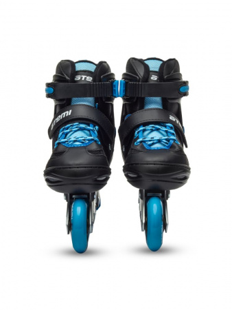 Коньки роликовые Atemi AIS01BS раздв.полум. р.30-33 черн/син 4-27186