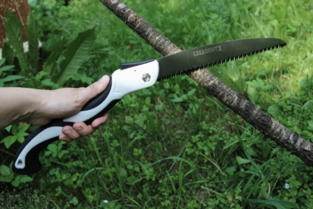 Пила туристическая Следопыт-SCOUT складная, лезвие 24см, на блистере 4-26466