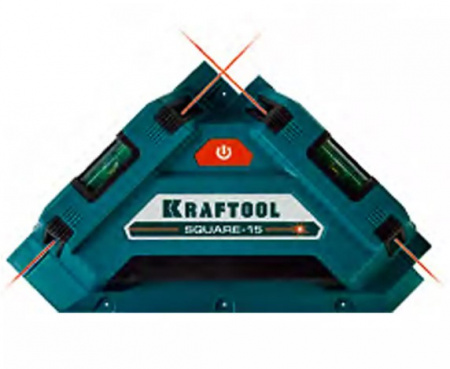 Лазерный угольник для кафеля Kraftool SQUARE-15 34705