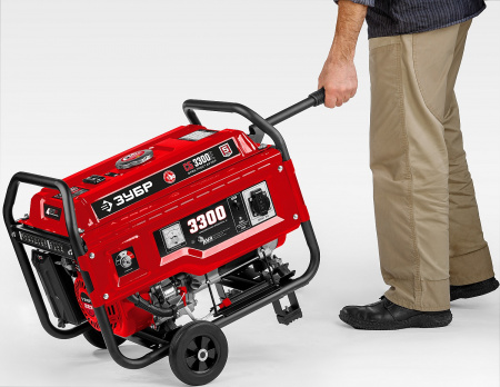 Набор колеса и рукоятка для генераторов Зубр НКР-1 серия МАСТЕР