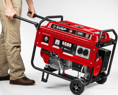 Набор колеса и рукоятка для генераторов Зубр НКР-2 серия МАСТЕР