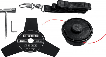 Триммер электрический с ременным редуктором Steher SEB-42-1700