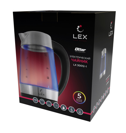 Чайник электрический Lex LX 30012-1