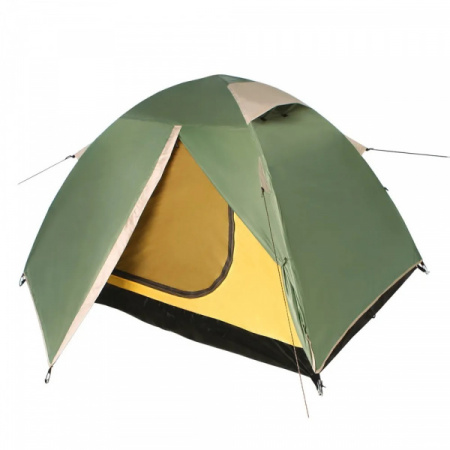 Палатка BTrace Malm 3 (210*320*120) Зеленый/Бежевый 4-25374
