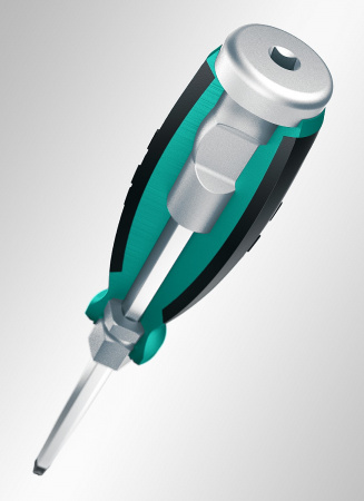 Набор отверток ударных Kraftool "IMPACT" 25025 сквозной стержень из Cr-Mo-V стали