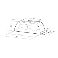 Кухонная вытяжка Krona ADEL 600 WHITE PB