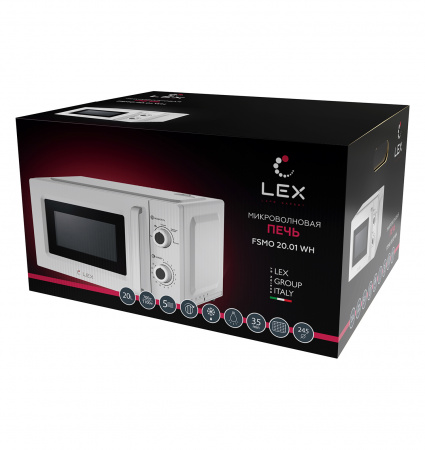 Микроволновая печь Lex FSMO 20.01 WH
