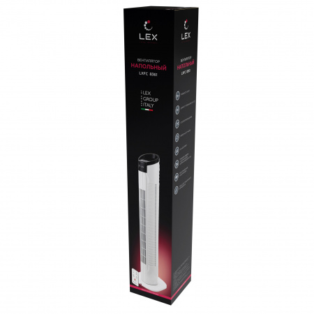 Вентилятор-колонна Lex LXFC 8361, 31", ПДУ, белый