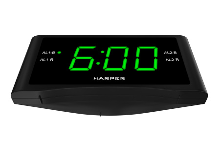 Радиобудильник Harper HCLK-1006 green led