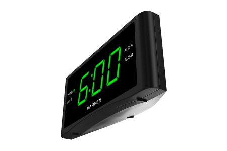 Радиобудильник Harper HCLK-1006 green led
