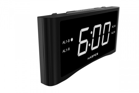 Радиобудильник Harper HCLK-1007 white led