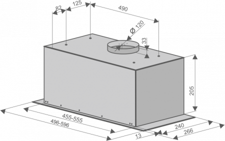 Кухонная вытяжка Konigin Level White 50