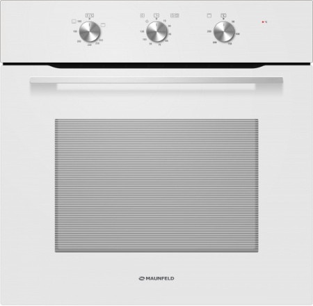 Духовой  шкаф газовый с электрическим грилем Maunfeld MOGS703W