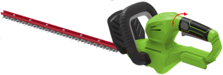 Кусторез аккумуляторный Greenworks G24HT56, без АКБ и ЗУ