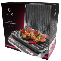 Гриль электрический Lex LXGR 5005, черный
