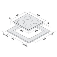 Варочная поверхность индукционная Krona TELLER 60 BL/S K