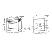 Духовой шкаф Maunfeld MEOC708PB