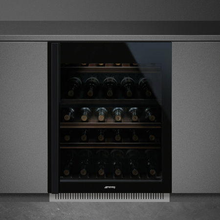 Холодильный шкаф для вина встраиваемый Smeg CVI638LN3