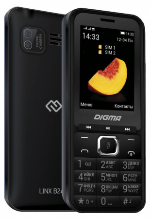 Мобильный телефон Digma Linx B241 1 черный