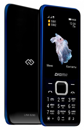 Мобильный телефон Digma Linx B280 черный