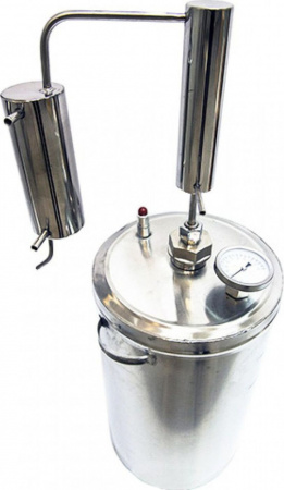 Самогонный аппарат с термометром "Первач"-Эконом 16Т, 16л