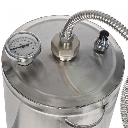 Самогонный аппарат с термометром "Первач"-Эконом 16Т, 16л