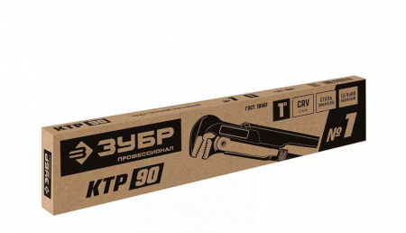 Ключ трубный Зубр КТР-90 №1 27335-1_z02 прямые губки