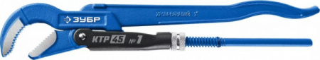Ключ трубный Зубр КТР-45 №1 27337-1_z02 изогнутые губки