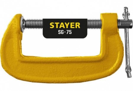 Струбцина Stayer SG-75 тип G 75 мм 3215-075_z02