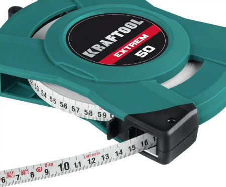 Мерная лента геодезическая стальная, 50 м Kraftool Extrem 34185-50