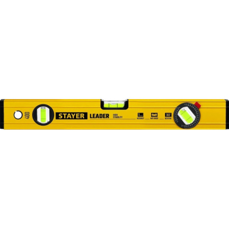 Уровень строительный фрезерованный Stayer Leader 400 мм 3466-040_z01