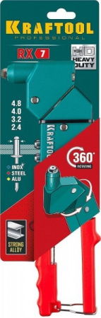 Заклепочник поворотный 360° в кейсе Kraftool RX-7 31176-H6_z01