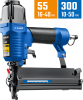 Нейлер-степлер (гвозде/скобозабиватель) пневматический 2-в-1 Зубр Профессионал Т55/300 31937