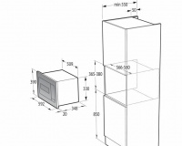 Gorenje-BM235G1SYB Микроволновая печь встраиваемая Gorenje BM235G1SYB