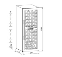 Винный шкаф Maunfeld MFWC-201D77